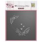 Preview: 3D104 Nellie Snellen 3D Embossing Folder Flower Heart