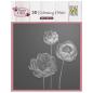 Preview: 3D108 Nellie Snellen 3D Embossing Folder Flowers