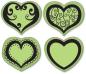 Preview: Inkadinkado - Cling Stamp Hearts