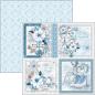 Preview: CBPM079 Ciao Bella Elegance of Blue 12x12 Inch Paper Pad