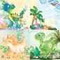 Preview: Craft O Clock 8x8 Paper Pad Dino Adventures