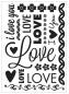 Preview: CGull Embossing Folder - Love