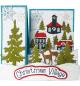 Preview: Marianne Design - Collectables Christmas Village Decoration Set