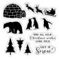 Preview: Crafters Companions Clear Stamp Set Artic Delights