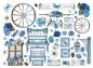 Preview: DFLDC79 Stamperia Die Cuts Assorted Blue Land