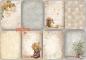 Preview: DFSAK6029 Stamperia Golden Harmony A6 Rice Paper Backgrounds SET