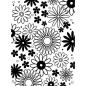 Preview: Darice Embossing Folder Flower Frenzy Background