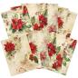 Preview: Hunkydory Adorable Scorable Designer Card Packs Vintage Poinsettia ASDCP115