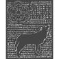 Preview: Stamperia Media Stencil Wolf KSTD057