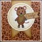 Preview: Nellie Snellen 3D Embossing Folder Leopard Background #081