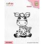 Preview: Nellie Snellen Cuties Clear Stamps Zebra NCCS054