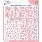 Preview: Nellie Snellen Stencil Background Animal Prints #058