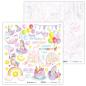 Preview: Lexi Design Scrapbooking KIT Rainbow Unicorn