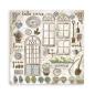 Preview: Stamperia 12x12 Paper Pad Romantic Garden House SBBL102