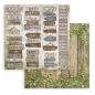 Preview: Stamperia 12x12 Paper Pad Romantic Garden House SBBL102