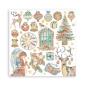 Preview: SBBL137 Stamperia 12x12 Paper Pad Christmas Greetings