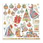 Preview: Stamperia 8x8 Paper Pad Christmas Patchwork #SBBS40