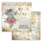 Preview: Stamperia 8x8 Paper Pad Romantic Christmas #SBBS44