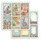 Preview: Stamperia 6x6 Paper Pad Christmas Patchwork #SBBXS05