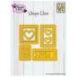 Preview: SD334 Nellie Snellen Shape Dies Postal Stamps with Hearts