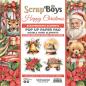 Preview: ScrapBoys Happy Christmas 6x6 Inch Pop Up Paper Pad