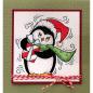 Preview: Stampendous Cling Stempel - Penpattern Penguin