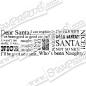 Preview: Stampendous Stempel Santa Words