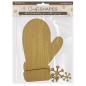 Preview: Stamperia MDF Crafty Shapes Blanks Gloves and Snowflakes KLSM12