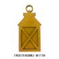 Preview: Stamperia MDF Crafty Shapes Blanks Golden Harmony Lantern KLSM23