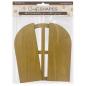 Preview: Stamperia MDF Crafty Shapes Blanks Golden Harmony Window KLSM25