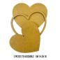 Preview: Stamperia MDF Crafty Shapes Blanks Hearts KLSM20