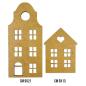 Preview: Stamperia MDF Crafty Shapes Blanks Houses KLSM10