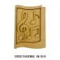 Preview: Stamperia MDF Crafty Shapes Blanks Music Notes KLSM31