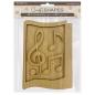 Preview: Stamperia MDF Crafty Shapes Blanks Music Notes KLSM31