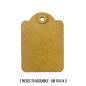 Preview: Stamperia MDF Crafty Shapes Blanks Rounded Tag KLSM16