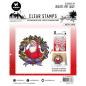 Preview: Studio Light Clear Stamp Wreath Santa #300