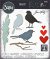 Preview: Thinlits Die by Tim Holtz Vault Lovebirds (8pcs) #666566