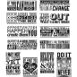 Preview: Tim Holtz Cling Stamps Mini Motivation