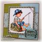 Preview: Whimsy Stamps Fishing Boy