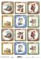 Preview: ITD Collection A4 Paper SET Christmas Frames