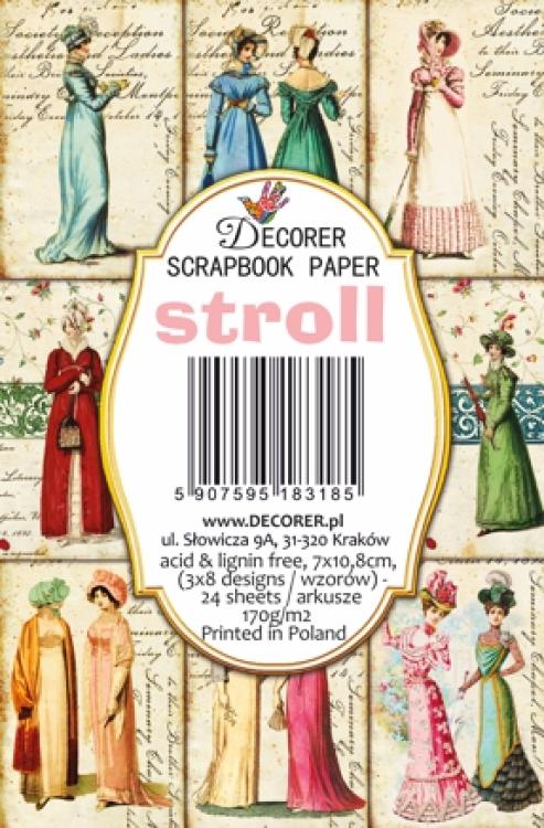 #126 Decorer Mini Scrapbook Paper Set Stroll