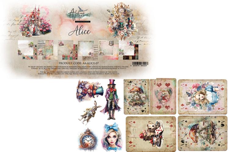 #36 Alchemy of Art Alice 12x12 Paper Pack