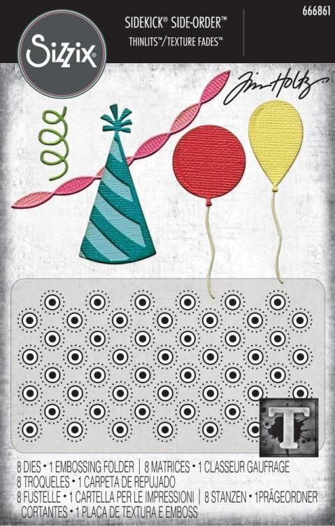 2D Texture Fades Embossing Folder By Tim Holtz Celebrate #666861