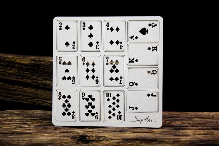 SnipArt Chipboard Lucky Games Cards #34514