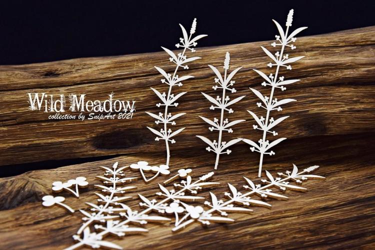 SnipArt Chipboard Wild Meadow Grass #34908