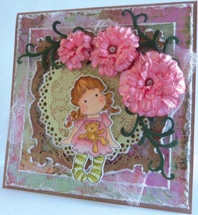 Joy! Crafts Vintage Flourish Blume 4