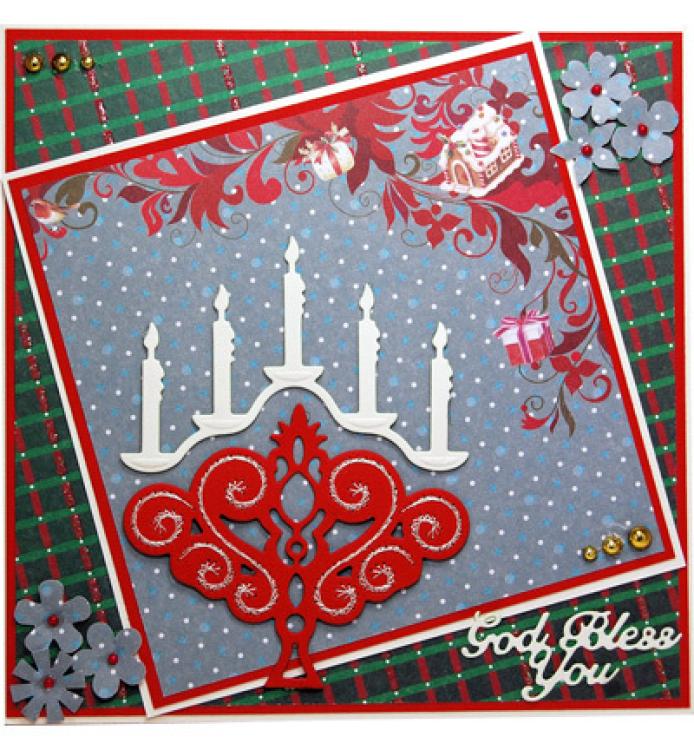 SALE Joy!Crafts Erica Schablone - Kerzenhalter