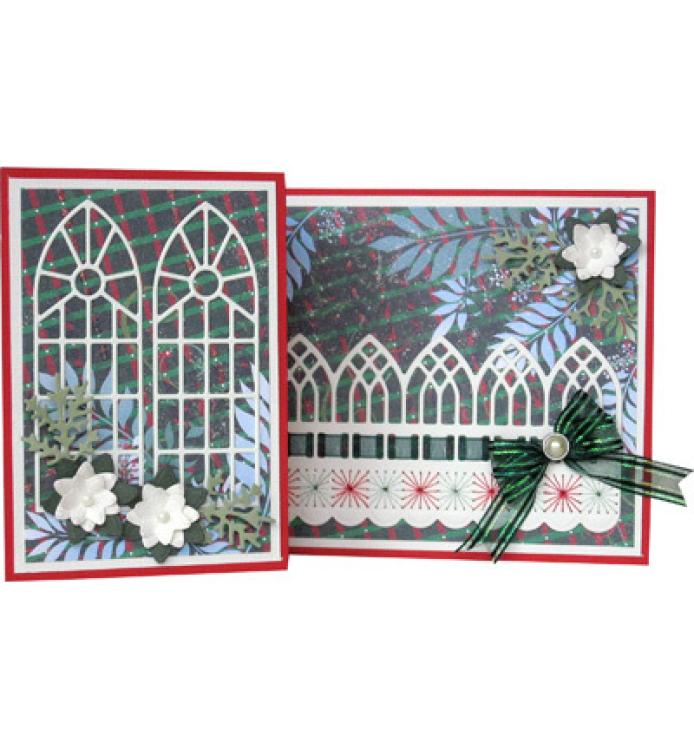 Joy!Crafts Erica Die Christmas window ruler