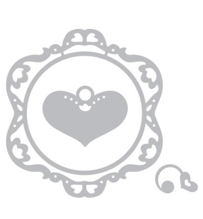 Sizzix Thinlits Die Set 3PK Ornamental Love Frame