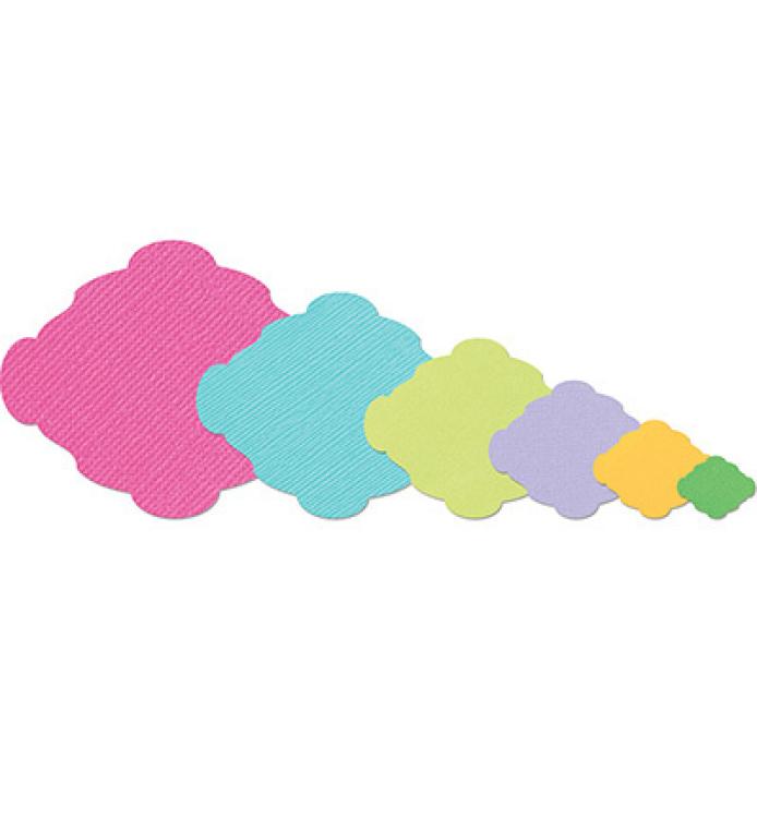 Sizzix - Framelits Die Set 6PK Ornamental Labels